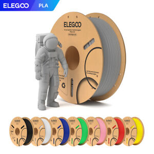10-Pack 1KG Elegoo 3D Printer PLA/PLA+ Filament (1.75mm, various colors)