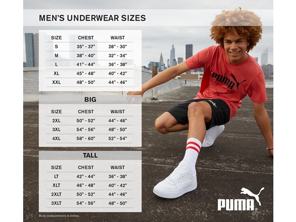 10-Pack PUMA Men's Performance Boxer Briefs (Various Colors)