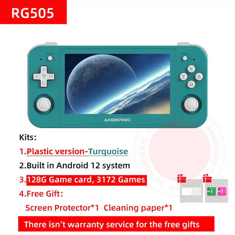128GB Anbernic RG505 Android OLED Retro Emulation Handheld - $94.60 + Free S/H @ AliExpress