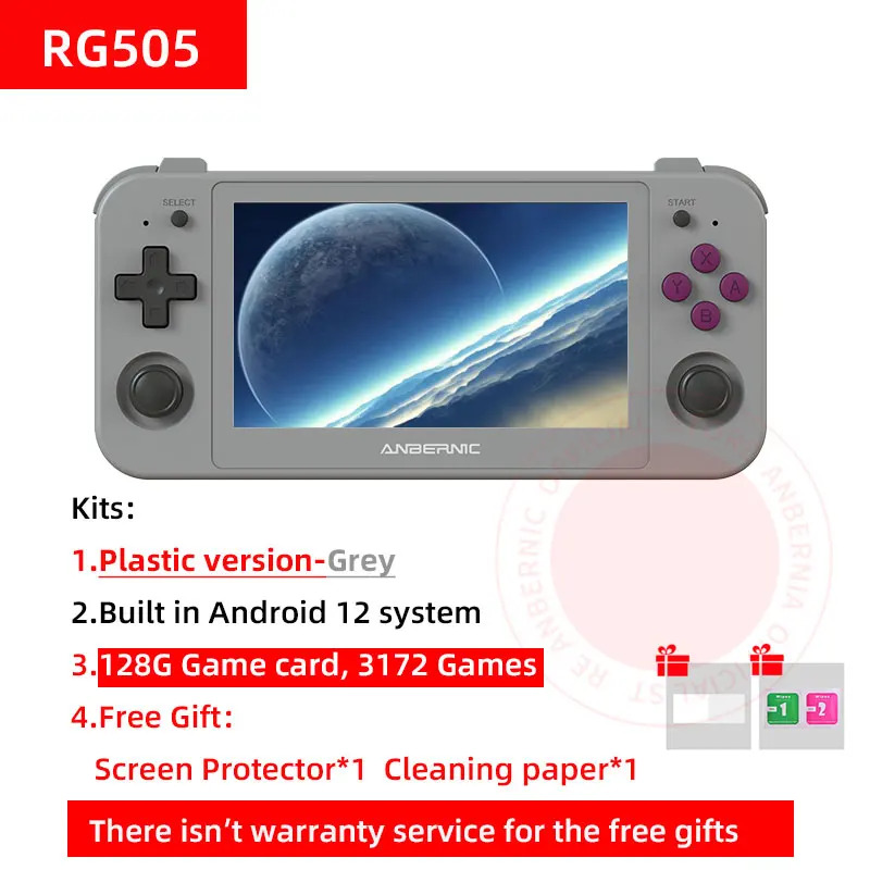 128GB Anbernic RG505 Android OLED Retro Emulation Handheld - $94.60 + Free S/H @ AliExpress