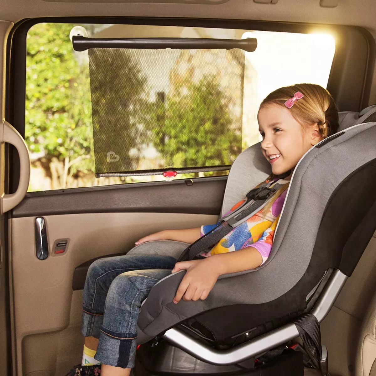 2-Count Munchkin Brica Sun Safety Car Window Roller Shade w/ White Hot Hear Alert (Black) $9.97 + Free Shipping w/ Prime or on $35+