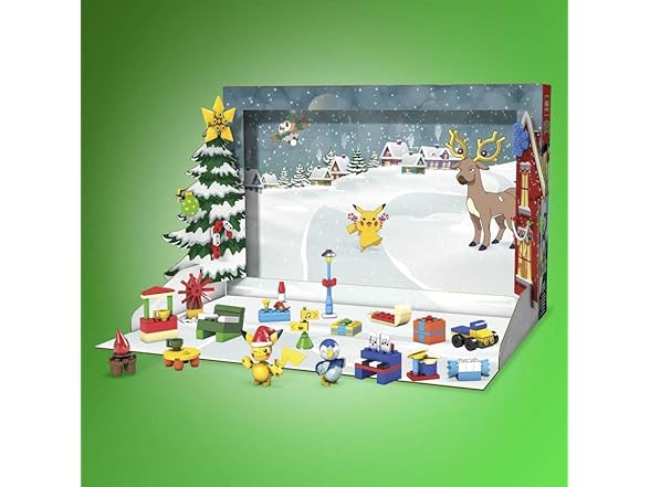 202-Piece Mega Pokemon Holiday Advent Calendar Building Set