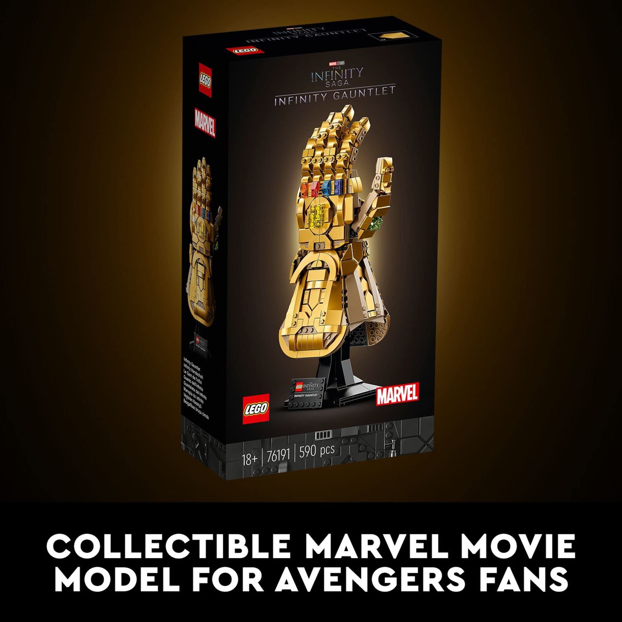 590-Piece LEGO Marvel Infinity Gauntlet Building Kit (76191) $51.19 + Free Shipping