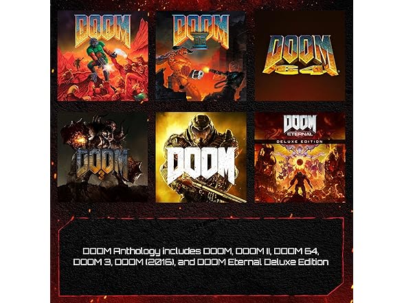6-Game Doom Anthology Exclusive SteelBook Edition: PS5/PS4 $30, Nintendo Switch