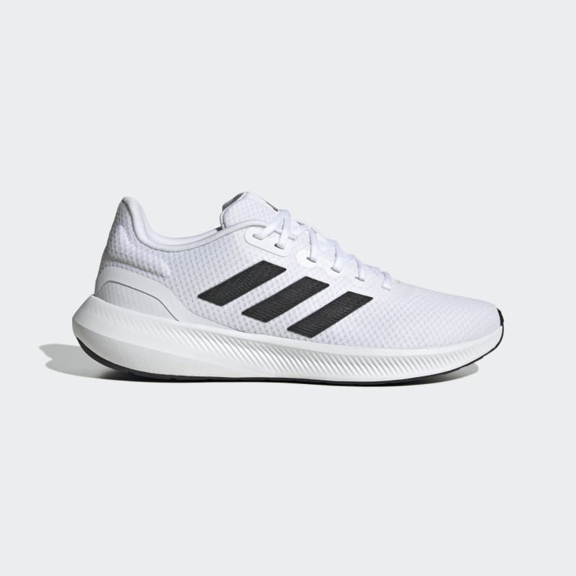 adidas Men's Runfalcon 3 Cloudfoam Low Running Shoes (Cloud White/Core Black)
