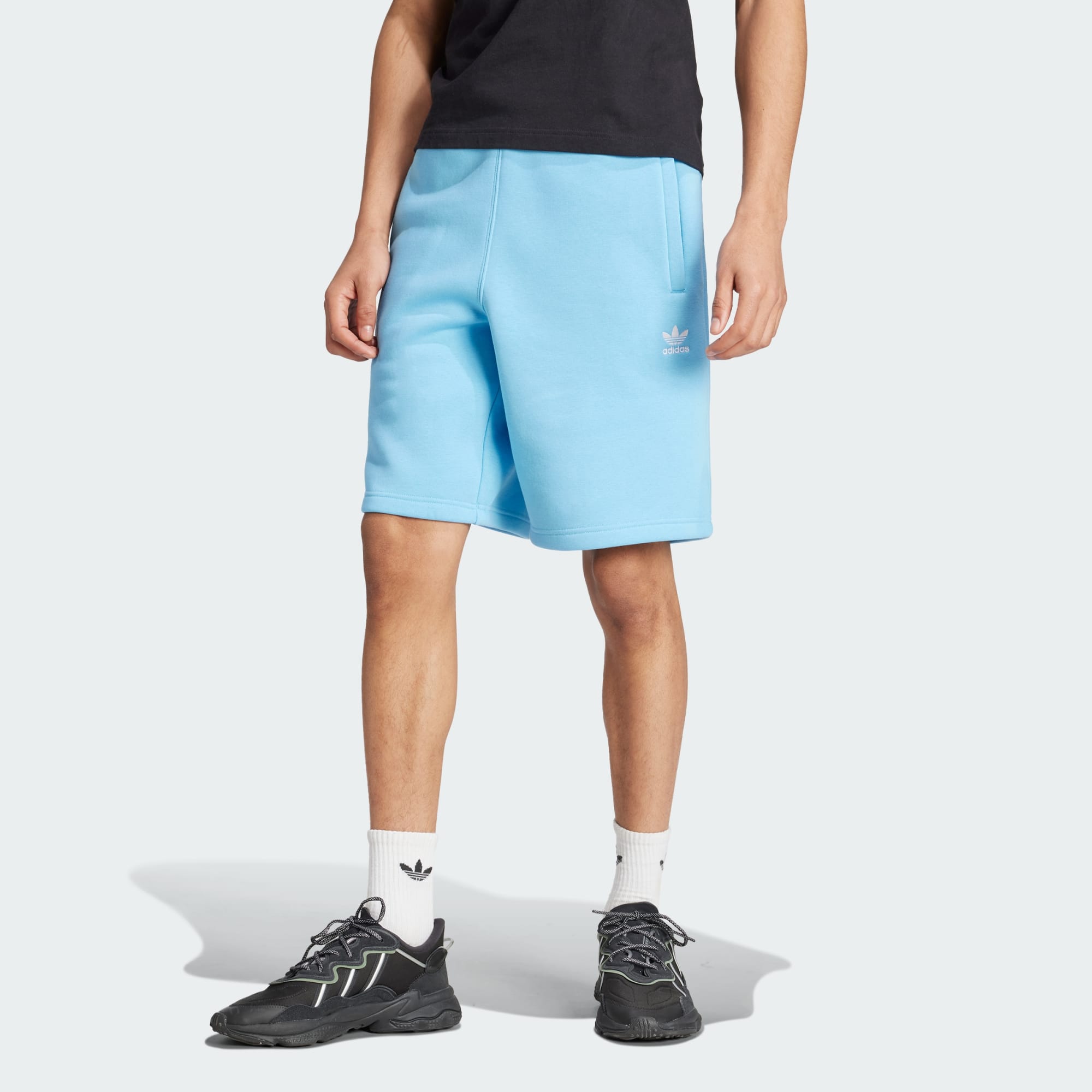 adidas Men's Trefoil Essentials Shorts (Semi Blue Burst) $9.80 + Free Shipping