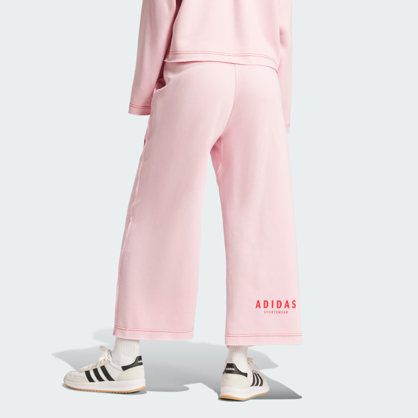 adidas Women's All Szn Loose Graphic 7/8 Pants (True Pink) $16 + Free Shipping