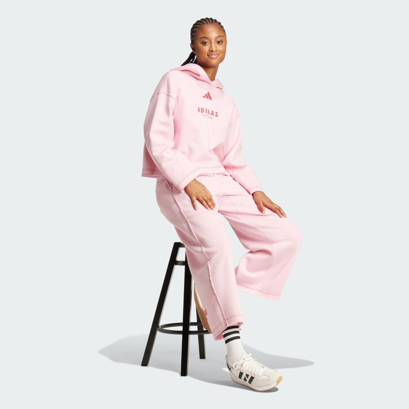 adidas Women's All Szn Loose Graphic 7/8 Pants (True Pink) $16 + Free Shipping