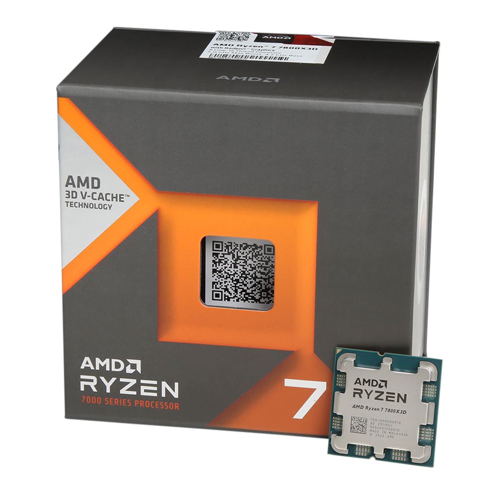 AMD Ryzen 7 7800X3D Raphael AM5 4.2GHz 8-Core Boxed Processor - Heatsink Not Included / Price Down to $380 @ MicroCenter