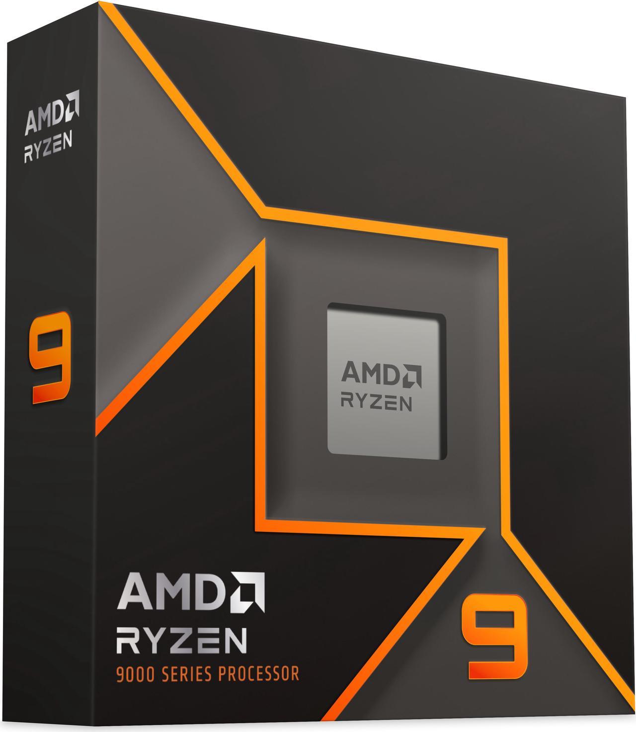 AMD Ryzen™ 9 9900X 12-Core, 24-Thread Unlocked Desktop Processor $385