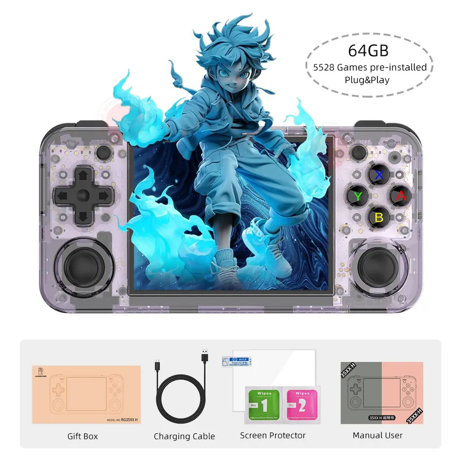 Anbernic RG35XX H Retro Emulation Handheld - $43.40 + Free U.S. Shipping via AliExpress