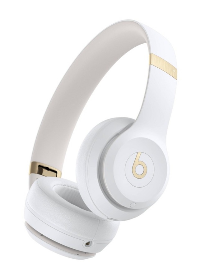 Beats Solo 4 Wireless Bluetooth On-Ear Headphones (Warm White) $100 + Free Shipping