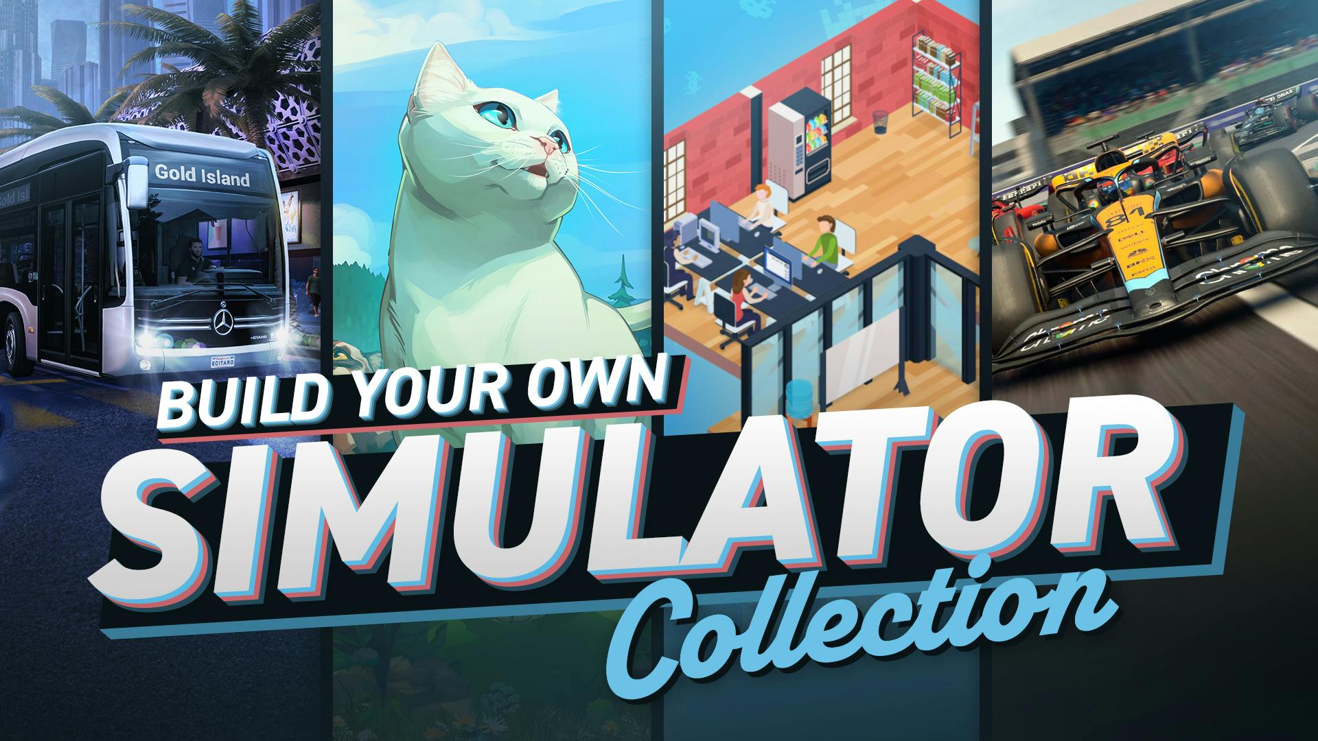 Build Your Own Simulator Collection (PC Digital Download) 2 Games for $12.99, 3 Games for $17.99, or 5 Games for $23.99