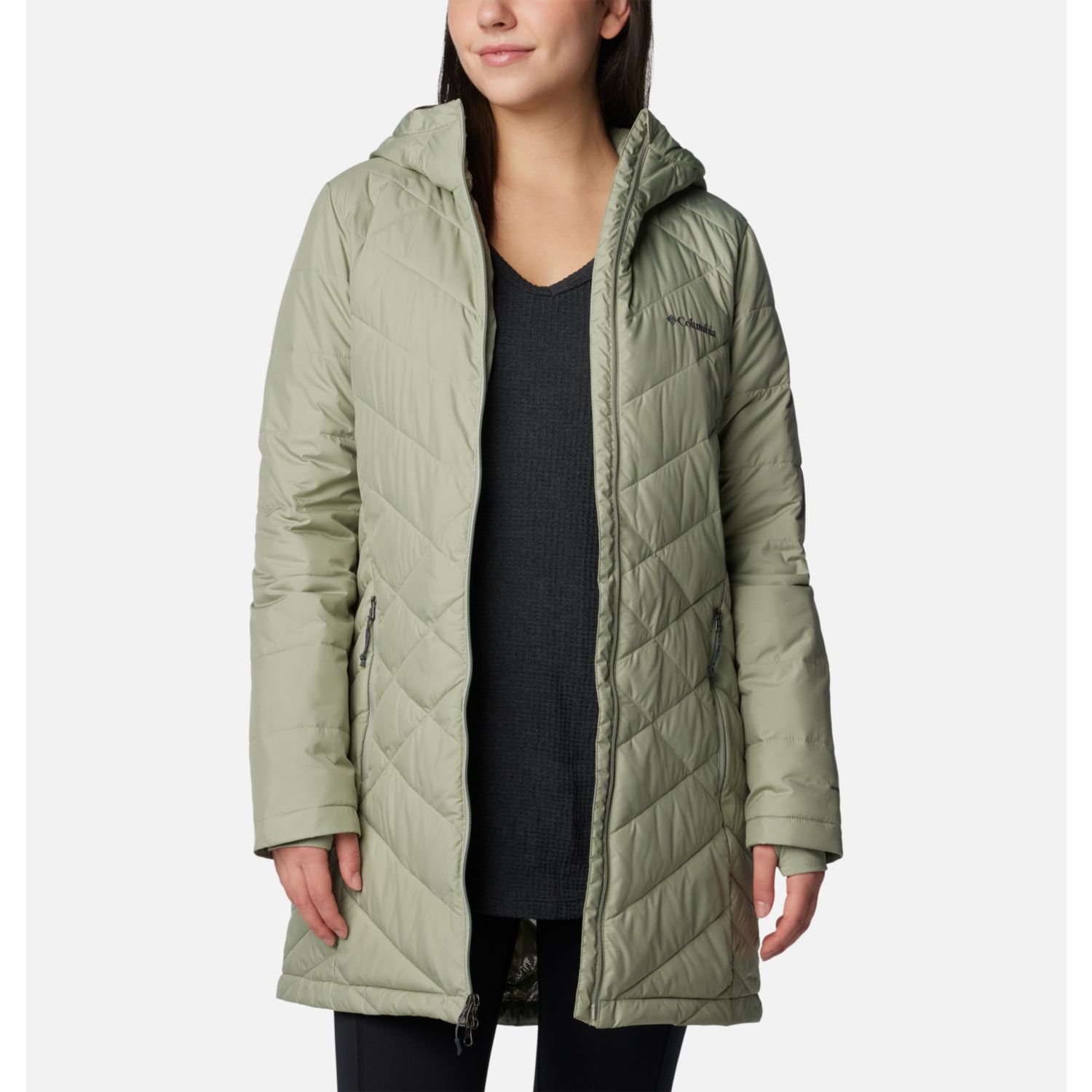 Columbia Women's Heavenly Long Hooded Jacket (Safari) $55.20 + Free Shipping