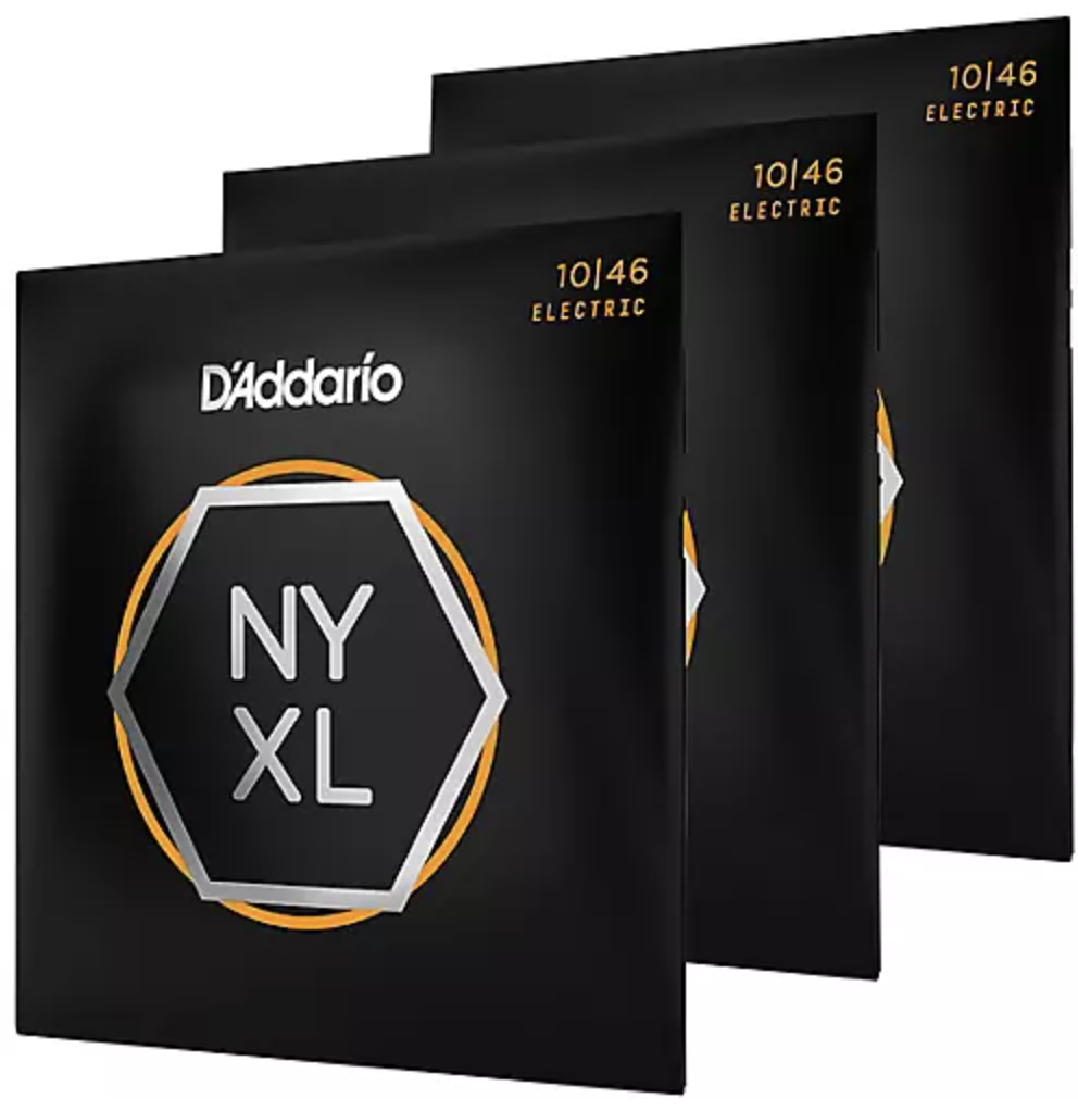 D'Addario NYXL 1046 or 1052 3-Pack for $20