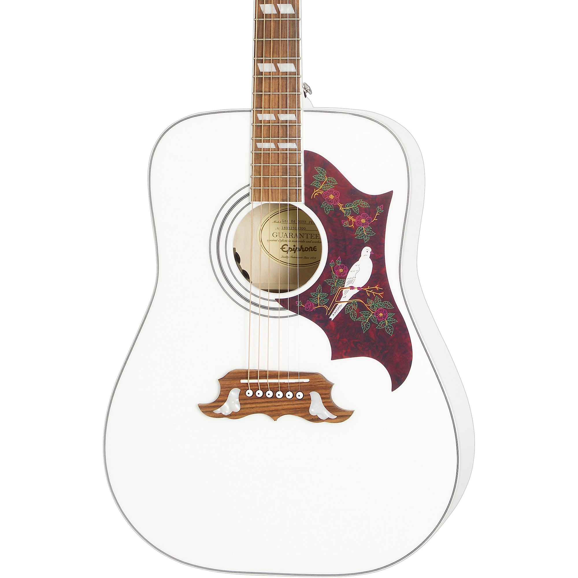 Epiphone Dove Studio Limited-Edition Acoustic-Electric Guitar (Alpine White) $399.99 + Free Shipping