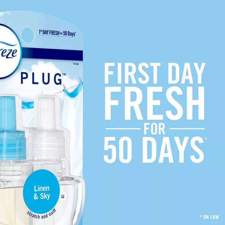 Febreze Odor-Fighting Fade Defy Plug Air Freshener/Warmer Device