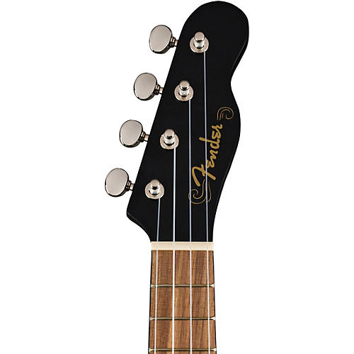 Fender Venice Soprano Ukulele (Black) $59.99 + Free Shipping
