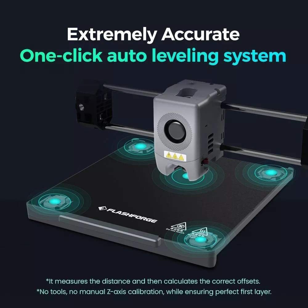 Flashforge Adventurer 5M High-Speed 600 mm/s Auto Leveling WiFi 3D Printer