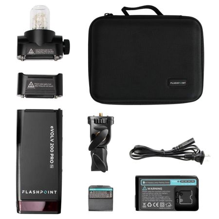 Flashpoint eVOLV 200 Pro TTL Pocket Flash Kit (Godox AD200 Pro)