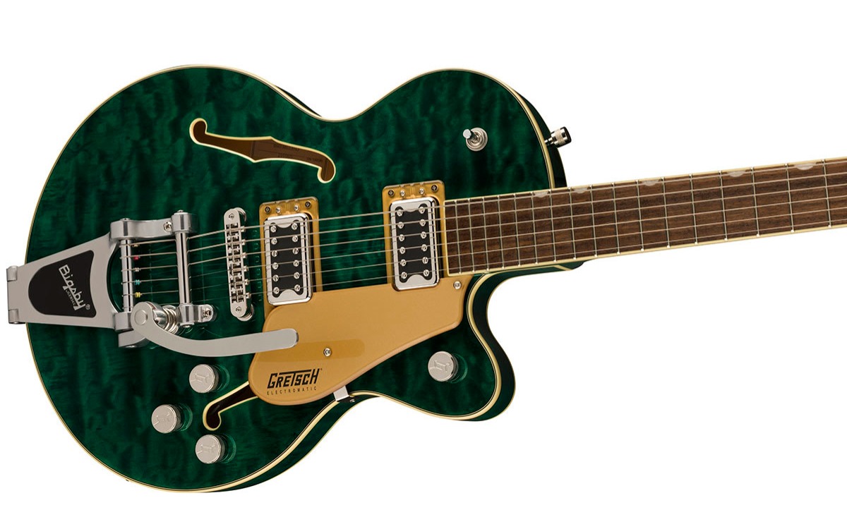 Gretsch Electromatic Center Block Jr. Single-Cut Quilted Maple with Bigsby Electric Guitar $499 Free Shipping at Adorama