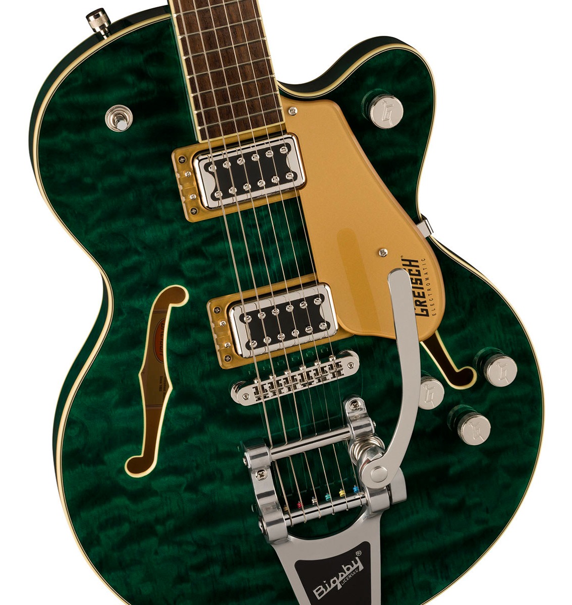 Gretsch Electromatic Center Block Jr. Single-Cut Quilted Maple with Bigsby Electric Guitar $499 Free Shipping at Adorama