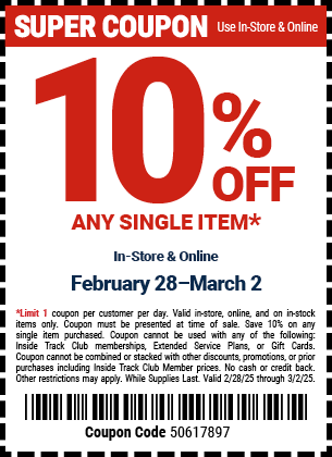 Harbor Freight Coupon: Any Single Item