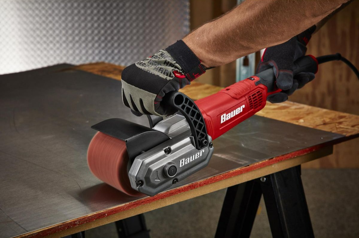 Harbor Freight: In-Store Only: Bauer 9Amp Surface Conditioning Sander Power Tool