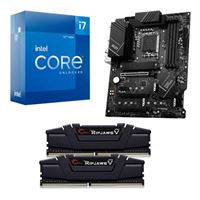 Intel Core i7-12700K CPU + MSI Z790-P Pro WiFi Mobo + 16GB G.Skill DDR4-3200 RAM