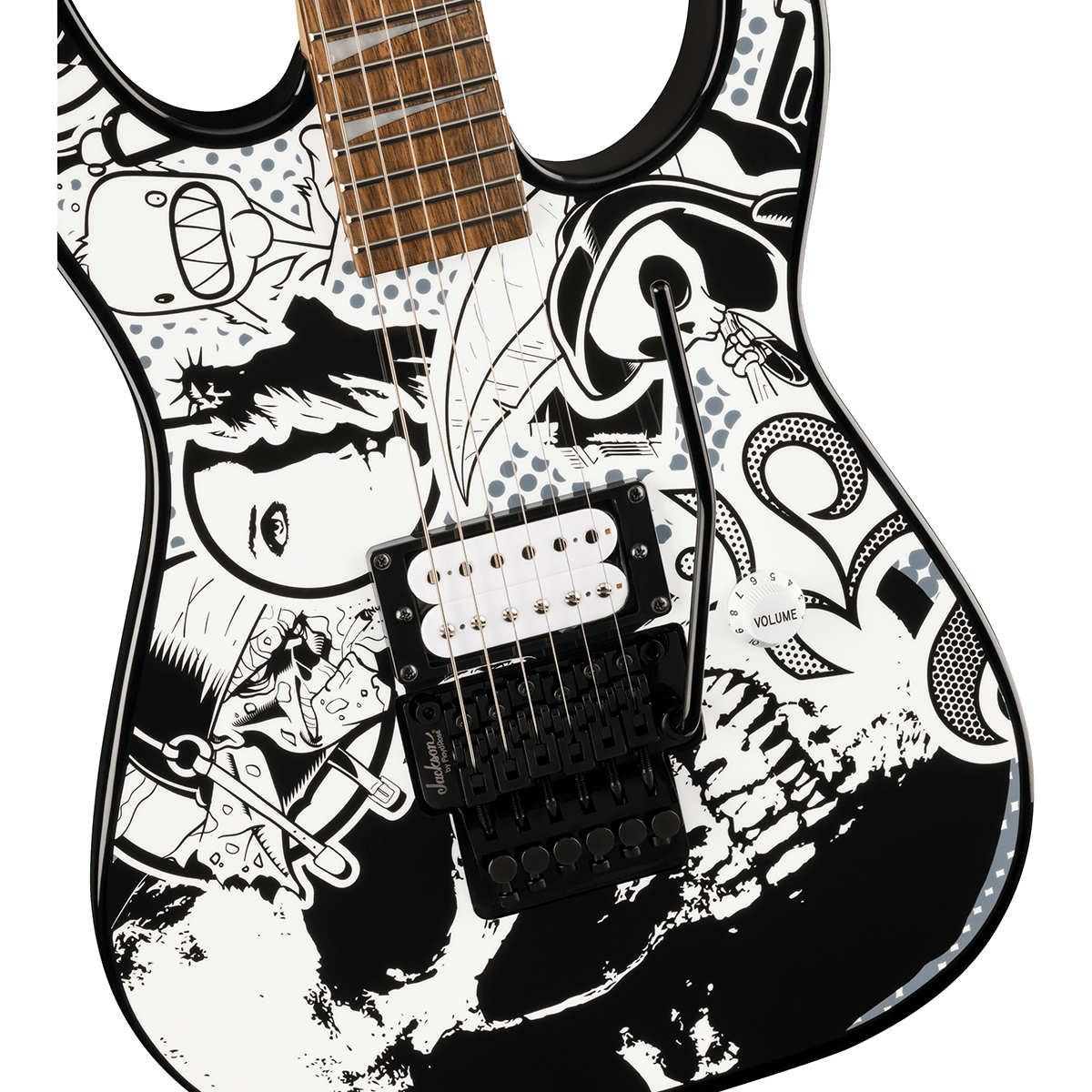 Jackson X Series Dinky DK1 H Electric Guitar (Skull Kaos) $399.99 + Free Shipping