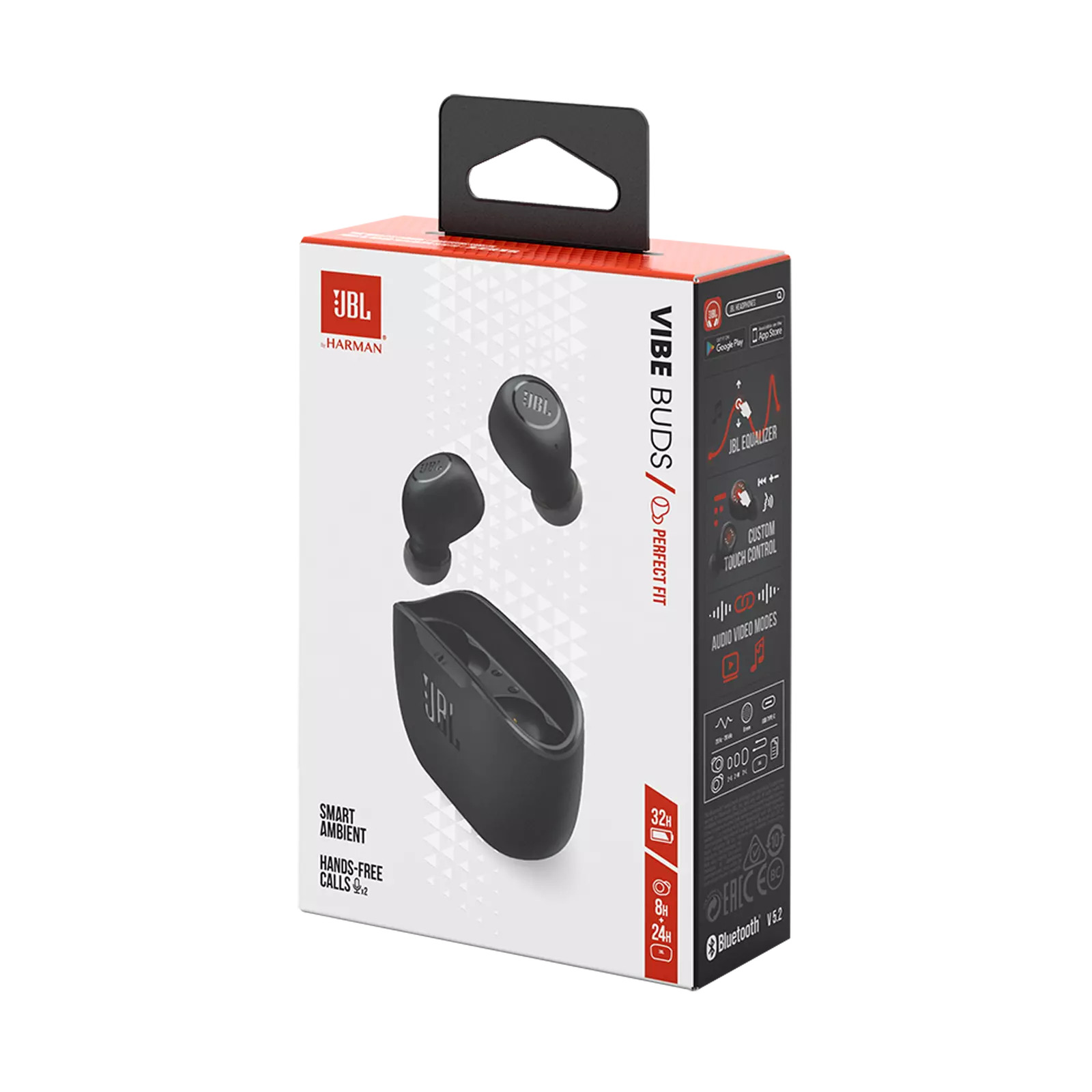 JBL Wireless Earbuds (Refurbished): Vibe Buds (Black) $20.46 & More + 2-Year Warranty + Free Shipping