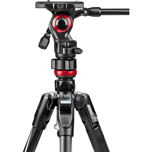 Manfrotto Befree Live Aluminum Video Tripod Kit with Wavo PLUS Microphone $116.90 @B&H