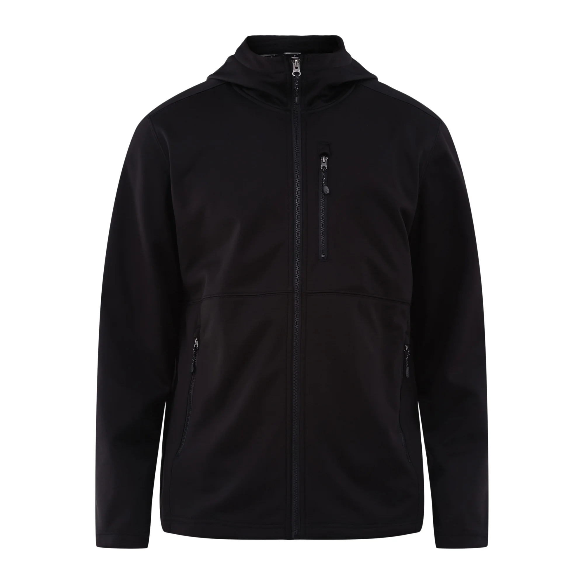Men's Ozark Trail Softshell Jacket w/ Hood (black or charcoal)