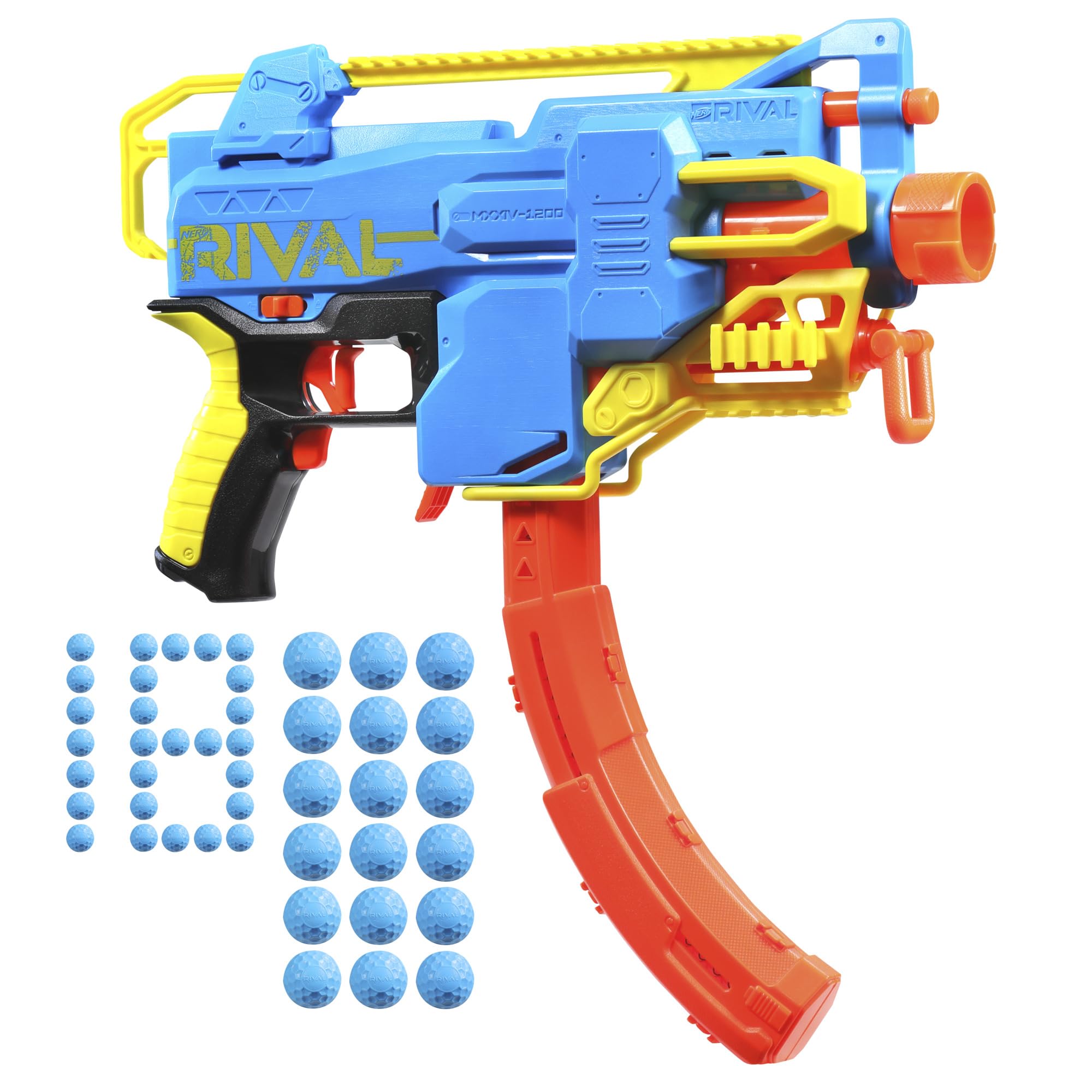 Nerf Rival Challenger Motorized Blaster w/ Curved Magazine & 18 Accu-Rounds $13.49 + Free Shipping w/ Prime or on $35+