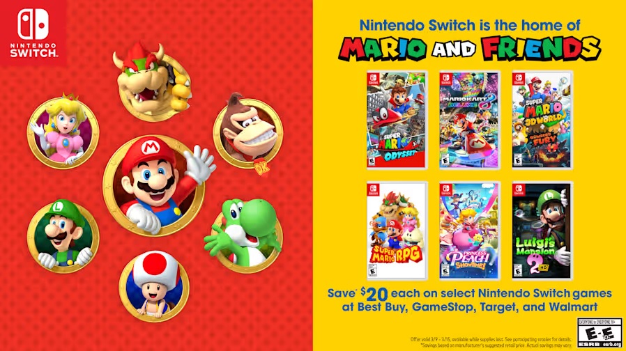 Nintendo Switch Games Sale: Mario vs. Donkey Kong