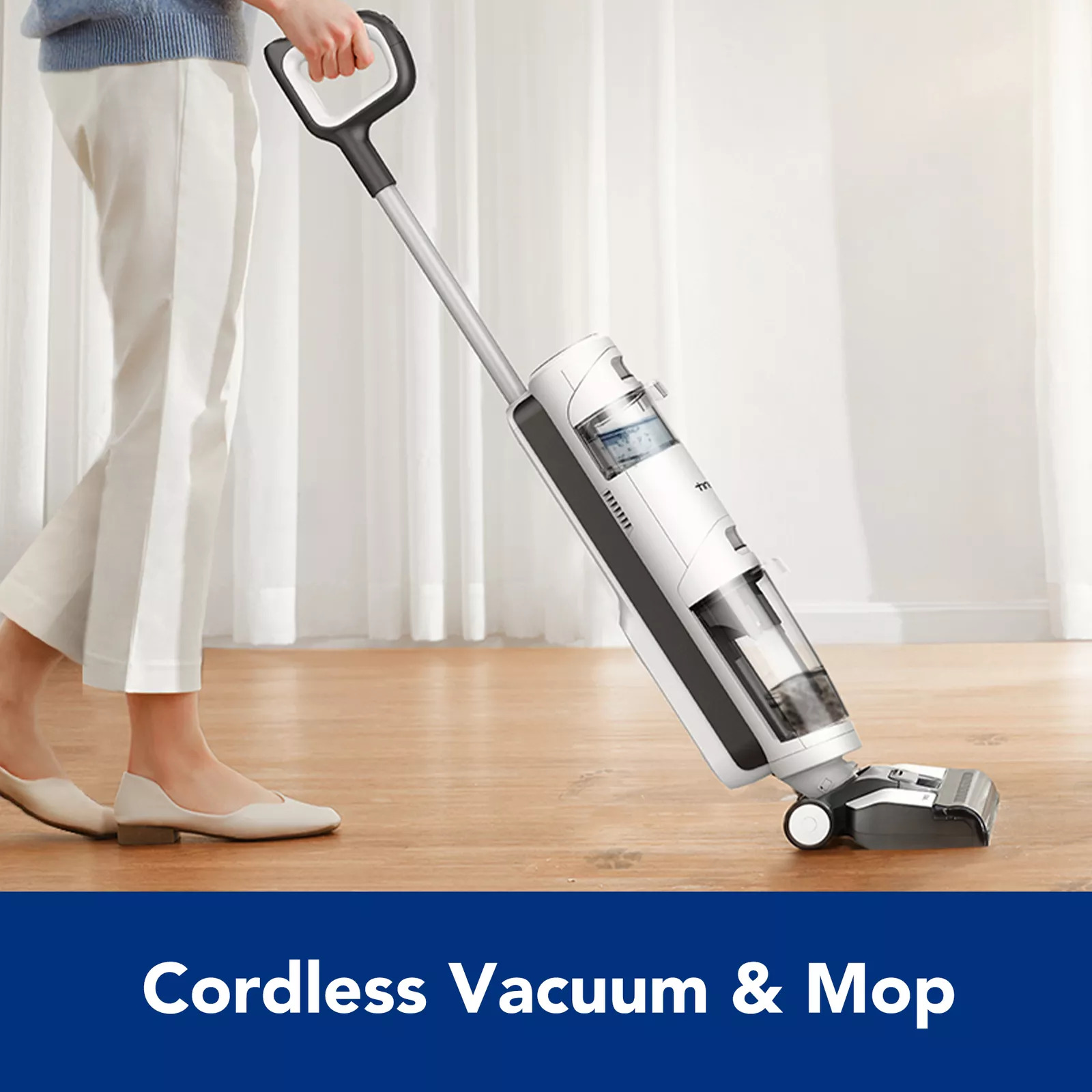 Refurb: Tineco iFLOOR 3 Breeze Complete Wet Dry Vacuum Cordless Floor Cleaner & Mop