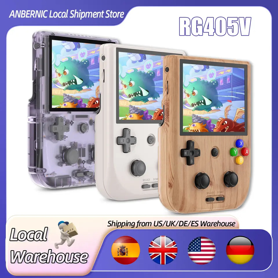 Retro Emulation Handhelds: ANBERNIC RG35XX H $41.80, RG405V $96.15 + Free Shipping @ AliExpress