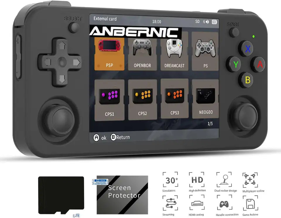 Retro Emulation Handhelds: ANBERNIC RG35XX H $41.80, RG405V $96.15 + Free Shipping @ AliExpress