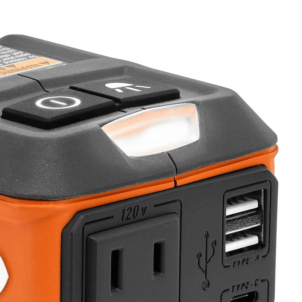 RIDGID 18V Cordless AC Inverter Kit with 2.0 Ah Lithium-Ion Battery and Charger, $75, FS, Home Depot