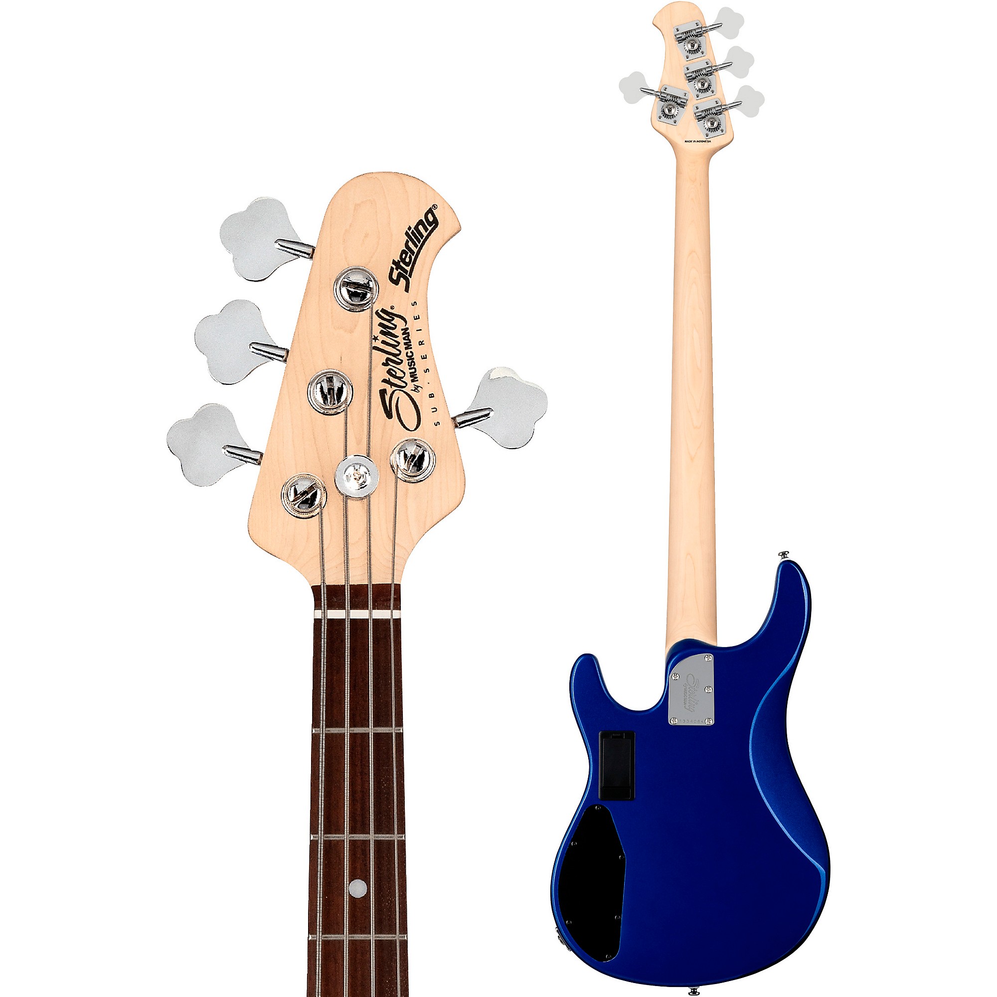 Sterling by Music Man SB4 4-String Electric Bass Guitar (Cobra Blue) $269.99 + Free Shipping