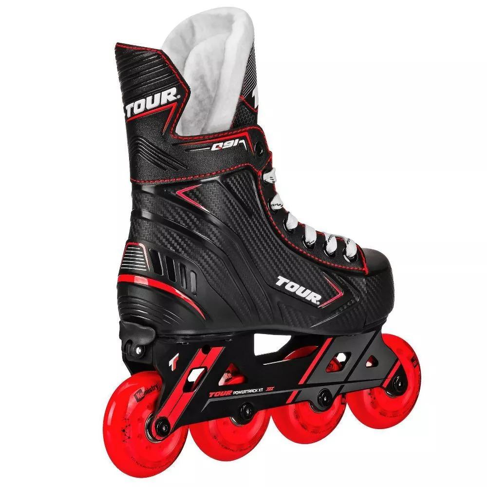Tour Kids Adjustable Inline and Roller Hockey Skates (from Sizes 13J-3)