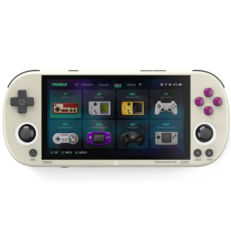 TrimUI Smart Pro Retro Gaming Handheld w/ 128GB microSD Card (various colors)