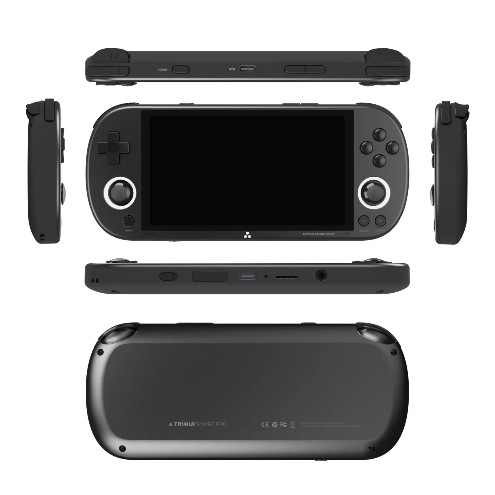 TrimUI Smart Pro Retro Gaming Handheld w/ 64GB microSD Card (White)