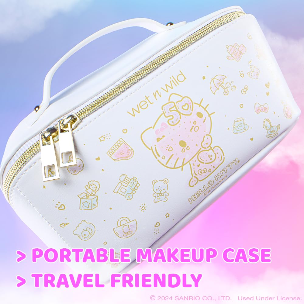 wet n wild Hello Kitty 50th Anniversary Makeup Travel Bag (Soft Pink)
