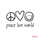 Peace Love World